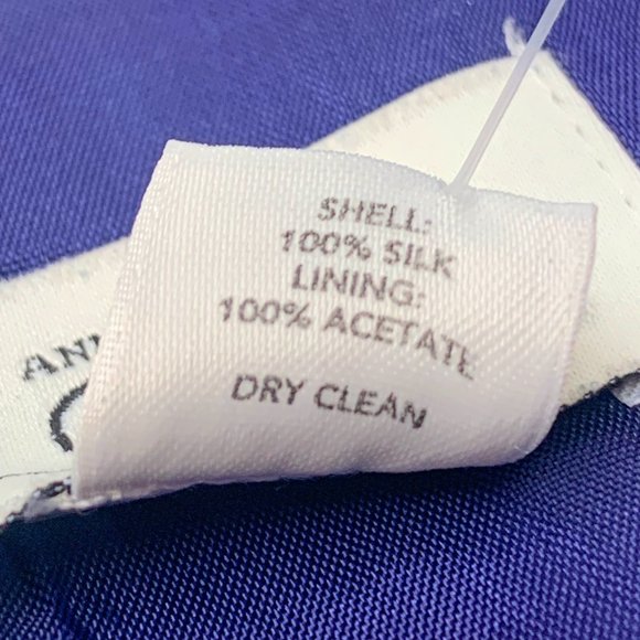 Ann Taylor LOFT  Purple Tiered Side Zip Lined A-Line Skirt - Picture 2 of 9